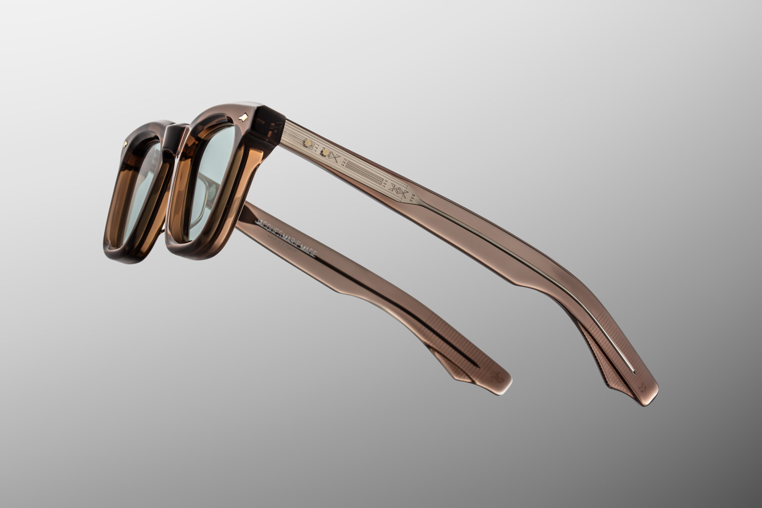 Sunglasses Model Leclair in Color Dusty Jade with Grove lenses from Jacques Marie Mage