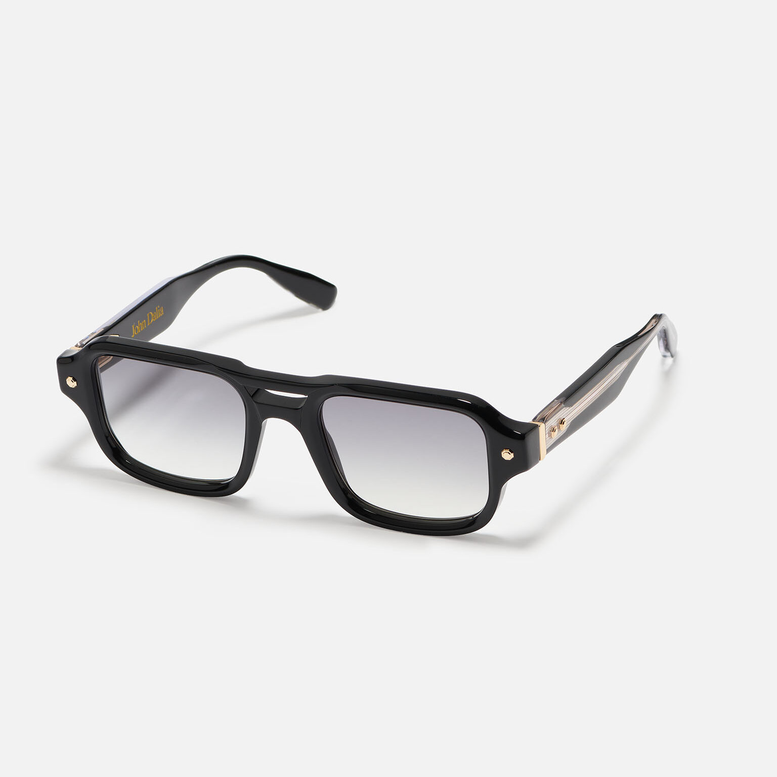 Sunglasses Model Project 14 in Color C600 with Grey Gradient lenses from John Dalia