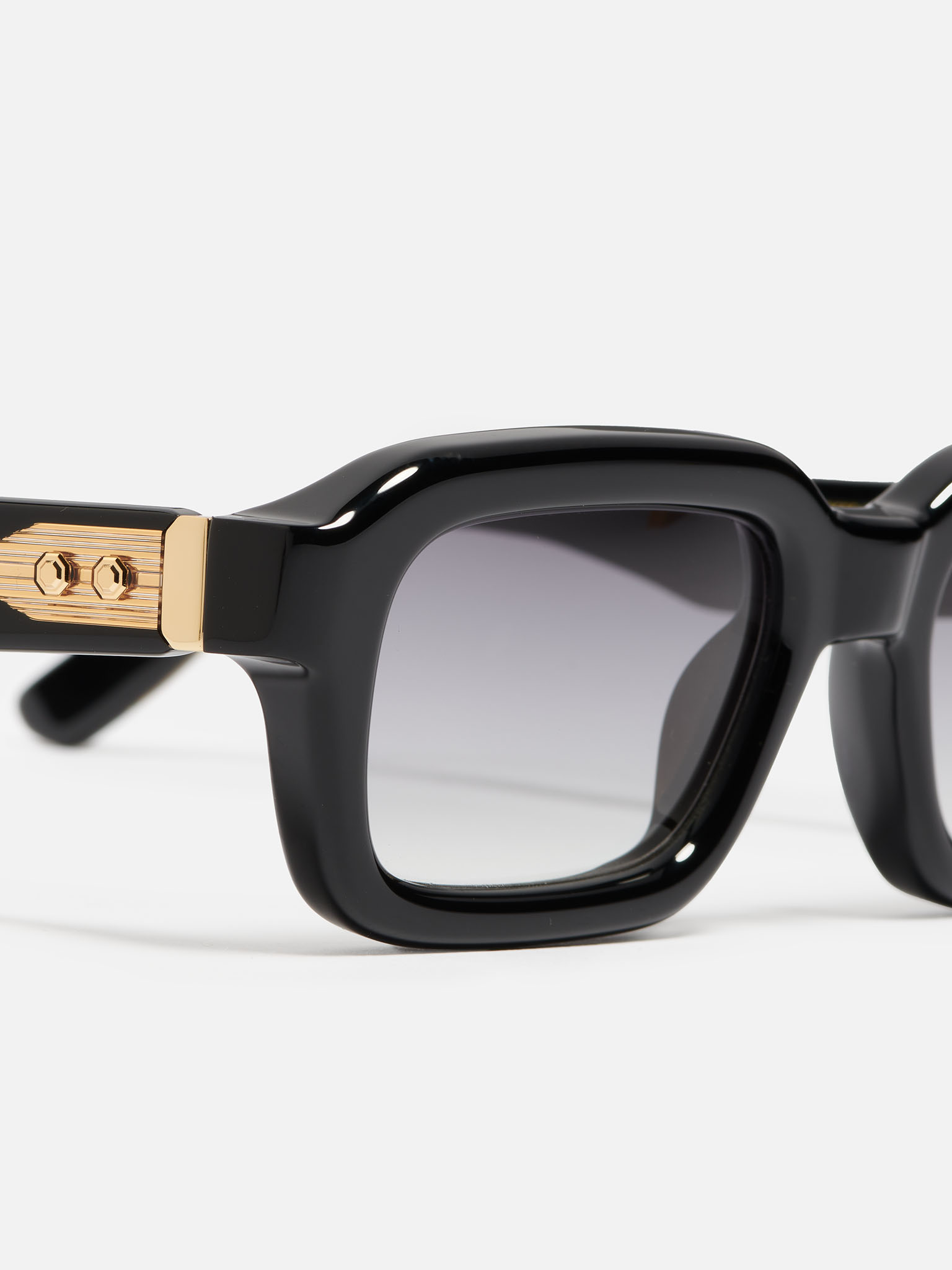 Sunglasses Model P15 with grey gradient lenses from John Dalia