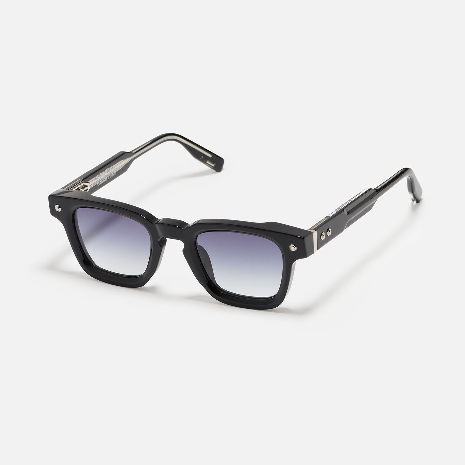 Sunglasses Model Project 16 in color C109 with Dark Blue Gradient lenses frim John Dalia