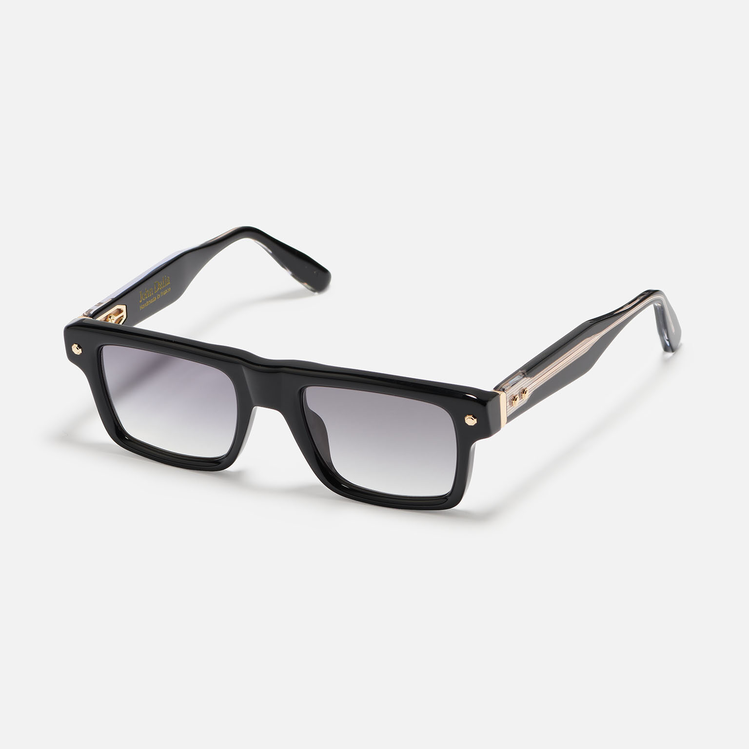 Sunglasses Model P18 in color C600 with Grey Gradient lenses from John Dalia