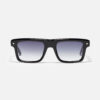 Sunglasses Model P18 in color C605 with Dark Blue Gradient lenses from John Dalia
