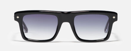 Sunglasses Model P18 in color C605 with Dark Blue Gradient lenses from John Dalia