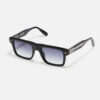 Sunglasses Model P18 in color C605 with Dark Blue Gradient lenses from John Dalia