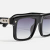 Sunglasses Model P18 in color C605 with Dark Blue Gradient lenses from John Dalia