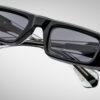 Sunglasses Model Rimbaud in Color Titan with Dark grey lenses from Jacques Marie Mage