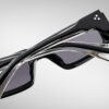 Sunglasses Model Rimbaud in Color Titan with Dark grey lenses from Jacques Marie Mage