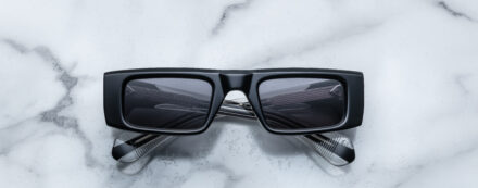 Sunglasses Model Rimbaud in Color Titan with Dark grey lenses from Jacques Marie Mage