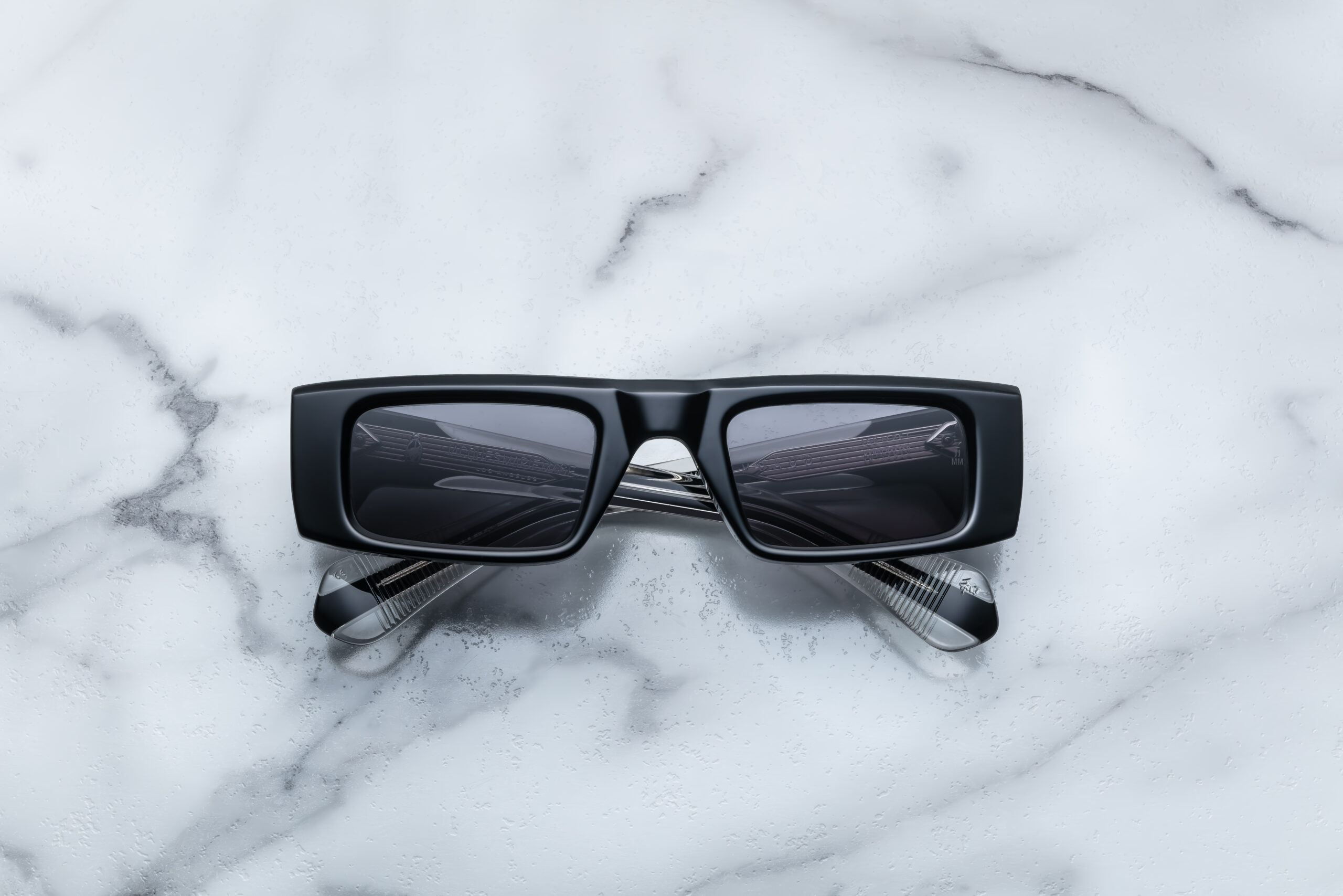 Sunglasses Model Rimbaud in Color Titan with Dark grey lenses from Jacques Marie Mage