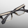 Optical frame model Shibusawa in color Black Fade with Superlight Brown lenses from Jacques Marie Mage
