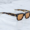 Sunglasses Model Fellini in color Tokyo with Orange lenses from Jacques Marie Mage