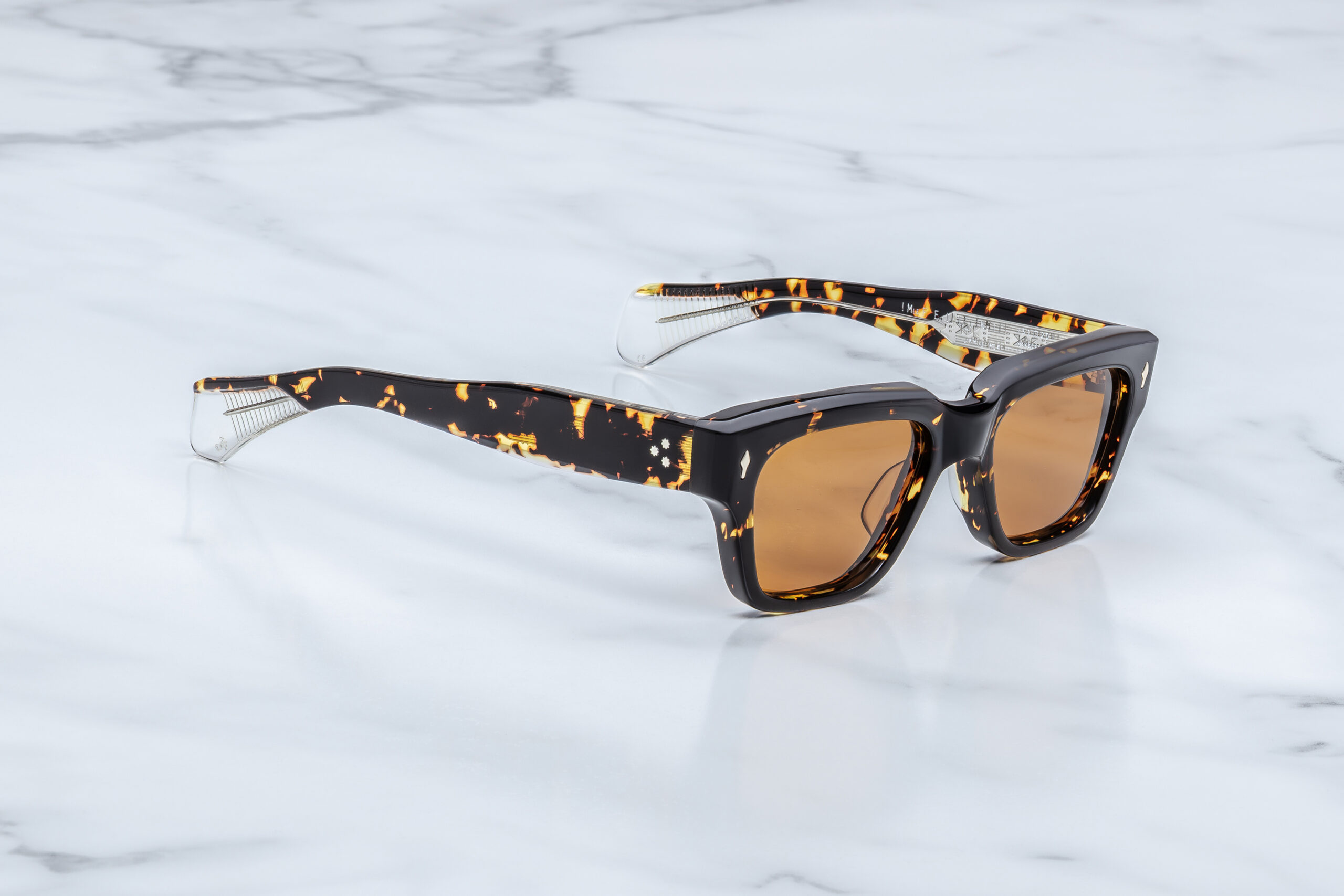 Sunglasses Model Fellini in color Tokyo with Orange lenses from Jacques Marie Mage