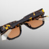 Sunglasses Model Fellini in color Tokyo with Orange lenses from Jacques Marie Mage