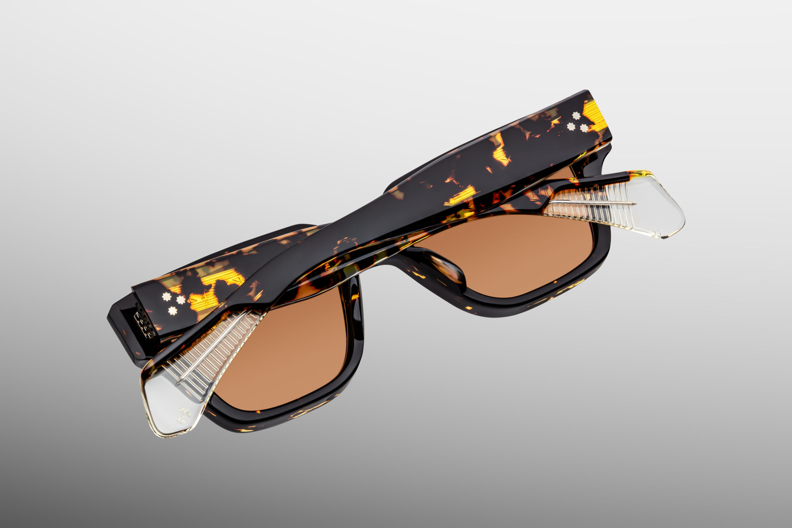 Sunglasses Model Fellini in color Tokyo with Orange lenses from Jacques Marie Mage