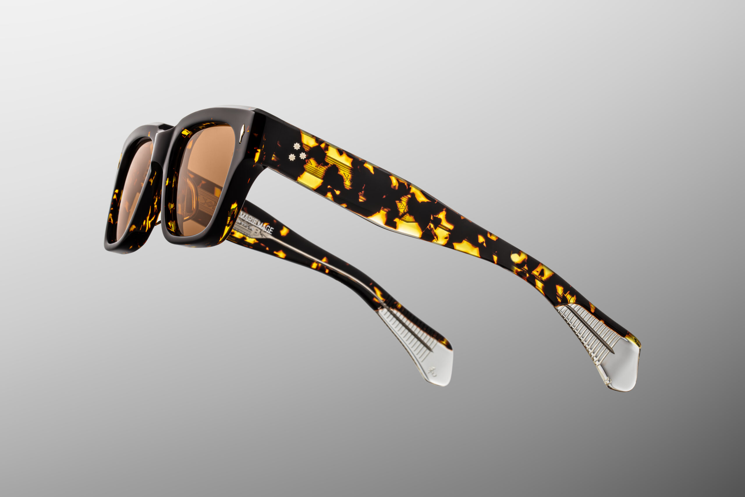 Sunglasses Model Fellini in color Tokyo with Orange lenses from Jacques Marie Mage