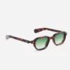 Sunglasses Model Izar in N/MT-1 with Green Gradient lenses from Sato