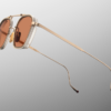 Sunglasses Model Baudelaire in Color Darjeeling with Orange lenses from Jacques Marie Mage