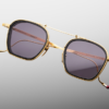 Sunglasses Model Baudelaire in Color Ebony with Nimbus lenses from Jacques Marie Mage