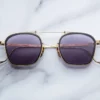 Sunglasses Model Baudelaire in Color Ebony with Nimbus lenses from Jacques Marie Mage