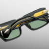 Sunglasses Model Dakota in Color Viper with Tarragon lenses from Jacques Marie Mage's Last Frontier Special collection