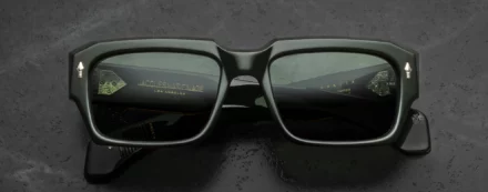 Sunglasses Model Dakota in Color Viper with Tarragon lenses from Jacques Marie Mage's Last Frontier Special collection
