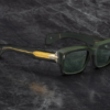 Sunglasses Model Dakota in Color Viper with Tarragon lenses from Jacques Marie Mage's Last Frontier Special collection