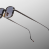 Sunglasses Model Dusk in Black with Ebony Flash gradient lenses from Jacques Marie Mage