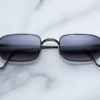 Sunglasses Model Dusk in Black with Ebony Flash gradient lenses from Jacques Marie Mage