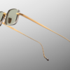 Sunglasses Model Dusk in Electrum with Light Bottle Green lenses from Jacques Marie Mage
