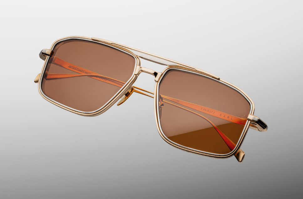 Sunglasses Model Earl in color Darjeeling with Orange lenses from Jacques Marie