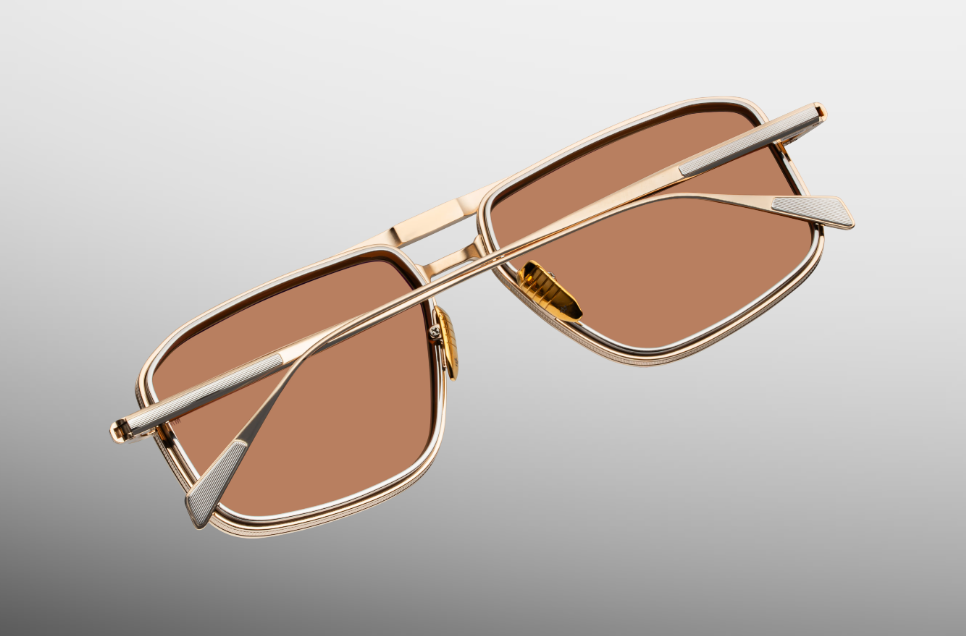 Sunglasses Model Earl in color Darjeeling with Orange lenses from Jacques Marie