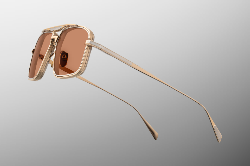 Sunglasses Model Earl in color Darjeeling with Orange lenses from Jacques Marie