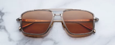 Sunglasses Model Earl in color Darjeeling with Orange lenses from Jacques Marie