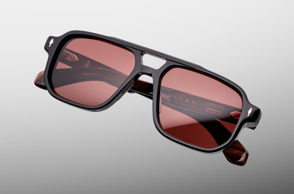 Sunglasses Model Evans in Color Velours with Amarena lenses from Jacques Marie Mage