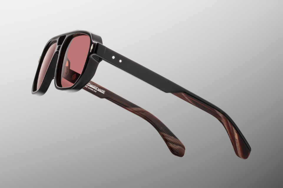 Sunglasses Model Evans in Color Velours with Amarena lenses from Jacques Marie Mage