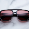 Sunglasses Model Evans in Color Velours with Amarena lenses from Jacques Marie Mage