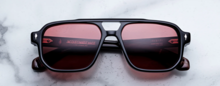 Sunglasses Model Evans in Color Velours with Amarena lenses from Jacques Marie Mage