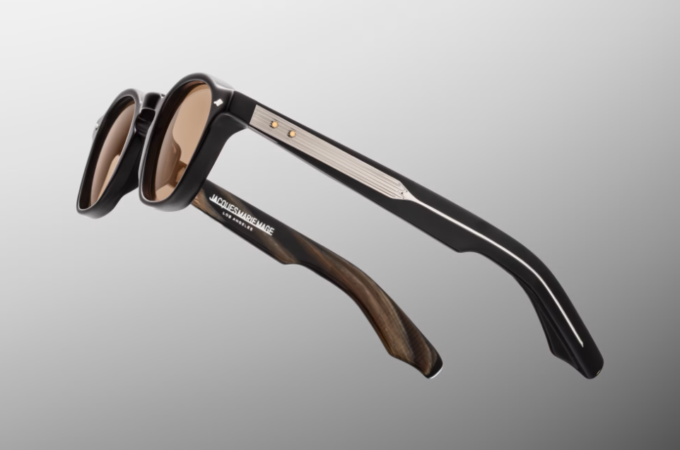 Sunglasses Model Zephirin in Color Brun with Tuscan lenses from Jacques Marie Mage