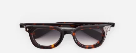 Sunglasses Model Keîd in TT/BB-1 with Grey Gradient lenses from Sato