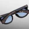 Sunglasses Model Pepper in Noir with Cerulean lenses from Jacques Marie Mage sunglasses collection