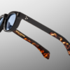 Sunglasses Model Pepper in Noir with Cerulean lenses from Jacques Marie Mage sunglasses collection