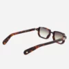Sunglasses Model Ran II in Color TT/AG1 with Green Gradient lenses from Sato