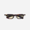 Sunglasses Model Ran II in Color TT/AG1 with Green Gradient lenses from Sato