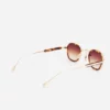 Sunglasses Model Rigel in L/GT-1 with Brown Gradient lenses from Sato