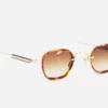 Sunglasses Model Rigel in L/GT-1 with Brown Gradient lenses from Sato
