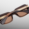 Sunglasses Model Aldo in Café with Hazel lenses from Jacques Marie Mage