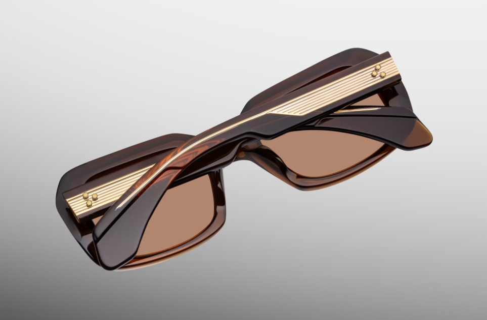 Sunglasses Model Aldo in Café with Hazel lenses from Jacques Marie Mage