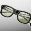 Sunglasses Model Amilcar in Color Bornéo with Light Bottle Green lenses