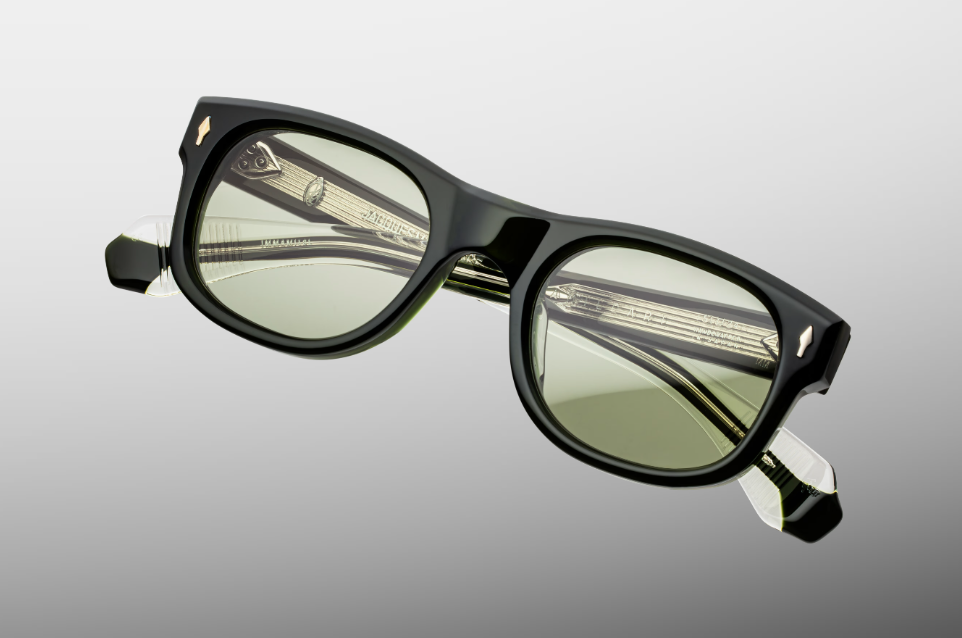 Sunglasses Model Amilcar in Color Bornéo with Light Bottle Green lenses