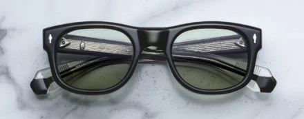 Sunglasses Model Amilcar in Color Bornéo with Light Bottle Green lenses